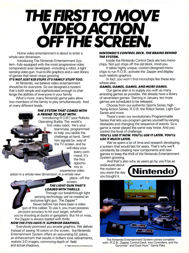 Illustration for article titled The Ominous First Advertisement For The NES